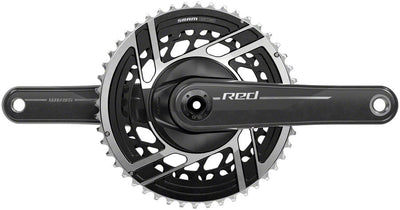 SRAM RED Crankset - 172.5mm 2x 12-Speed Natural Carbon