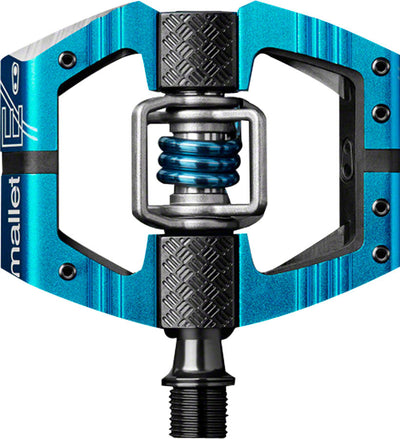Pedales Crankbrothers Mallet Enduro - Clipless de Doble Cara de Aluminio Azul
