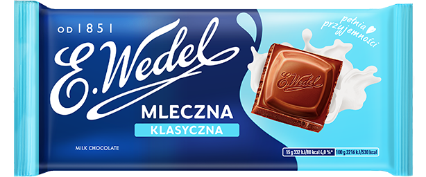 Chocolat au lait classique Wedel 90g