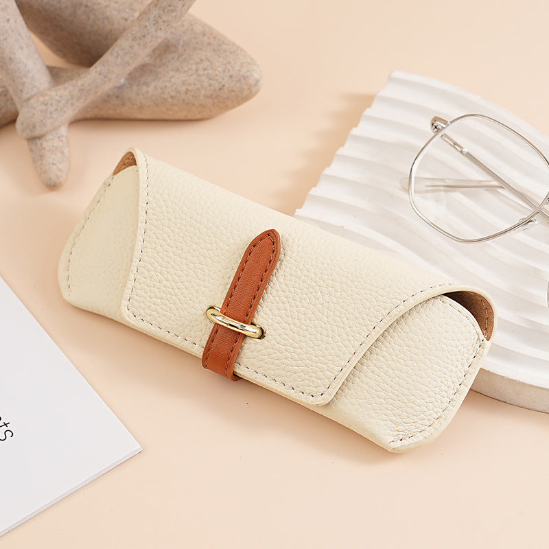 Étui de protection portable rétro exquis pour lunettes de soleil