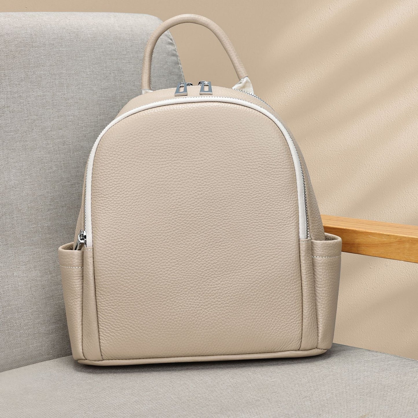 Mochila de Moda para Mujeres, Simple, Versátil y de Alta Capacidad