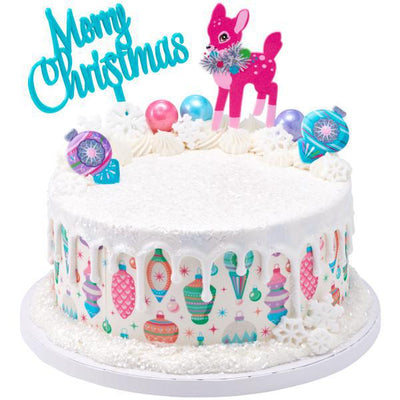 Christmas Bauble Cupcake Rings - 12ct. - Korvel