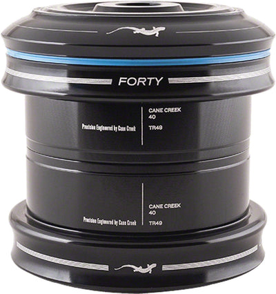Cane Creek 40 EC49/38.1 / EC49/40 Headset - 1.5" Straight Steerer Black