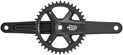 microSHIFT Sword BLK 1x Crankset - 170mm 40t Asym BCD