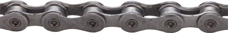 Cadena KMC X8 EPT - 6, 7, 8 velocidades, 116 eslabones, gris