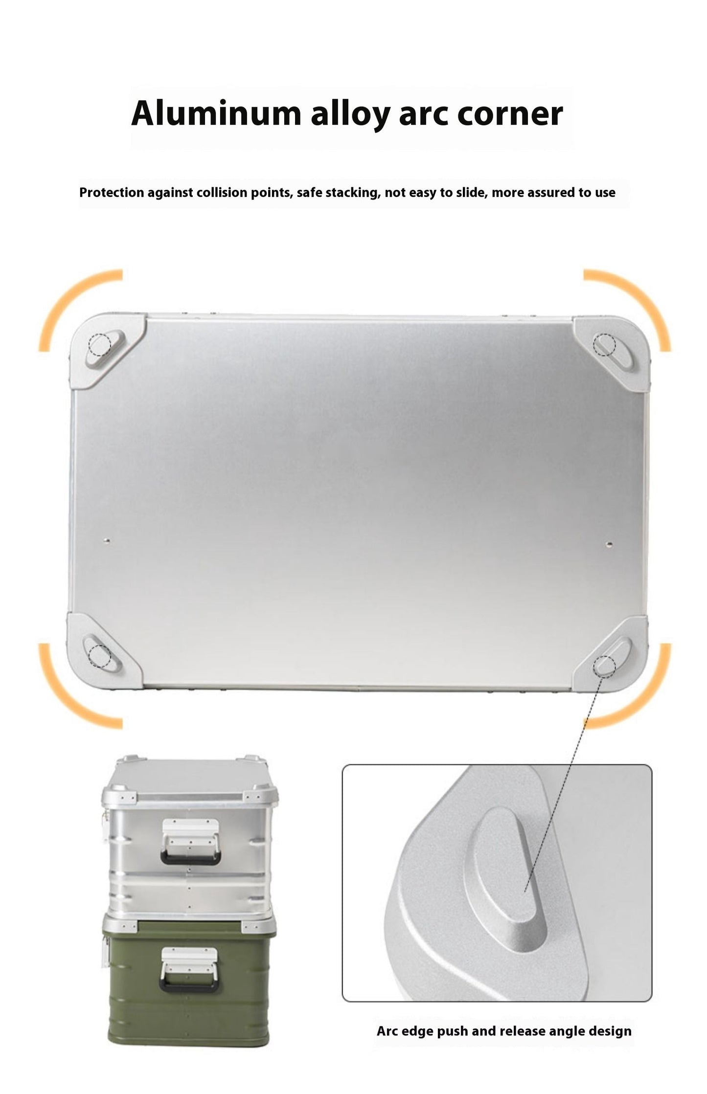 Premium Outdoor Aluminum Alloy Storage Box for Camping