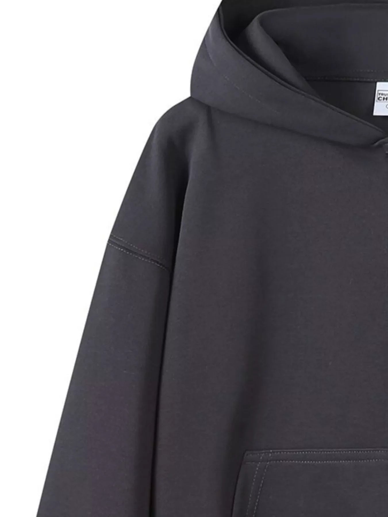 Plus Size Casual Zip-Up Long Sleeve Hoodie