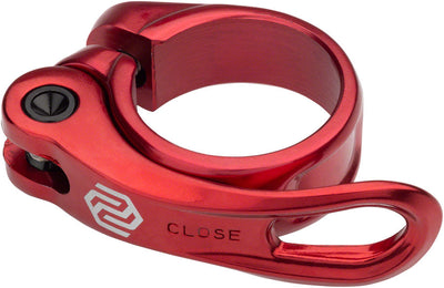 Abrazadera de Sillín Promax QR-1 - 34.9mm Liberación Rápida Roja