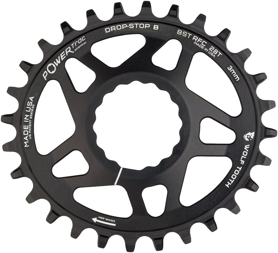 Wolf Tooth Elliptical Direct Mount Chainring - 28t for Boost Cranks