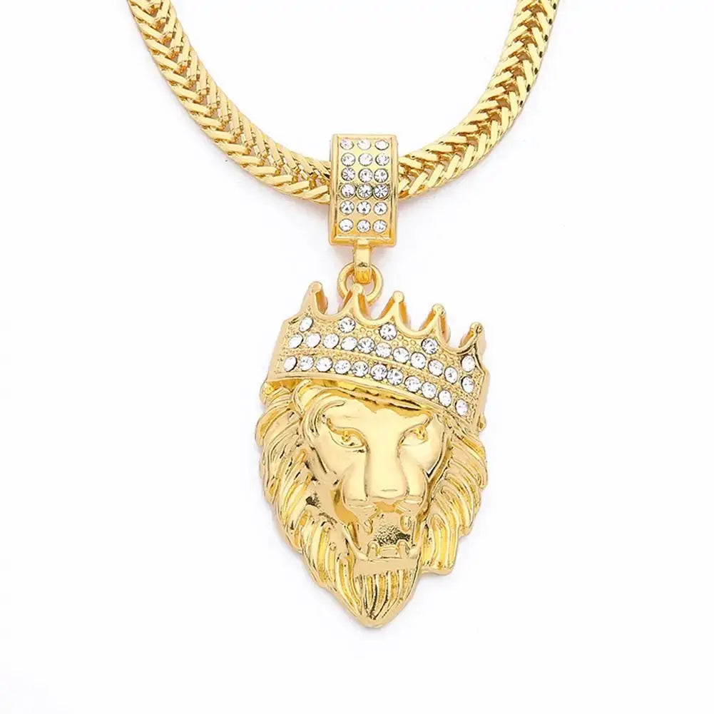 Men's Lion Head Necklace