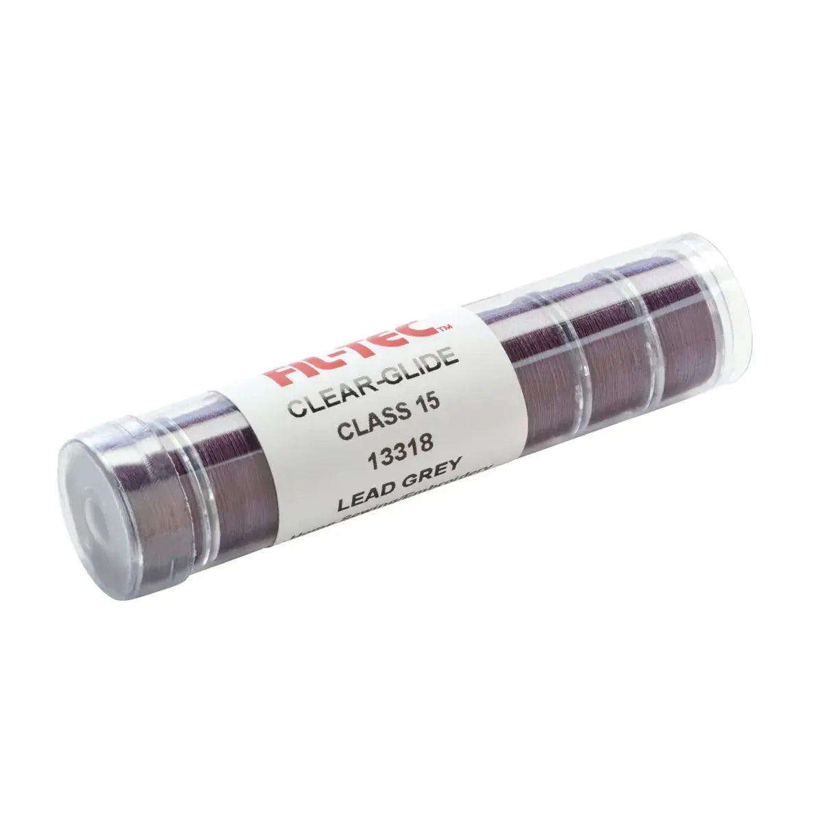 Tube de bobine préenroulée Clear-Glide gris plomb 13318 - Classe 15/A