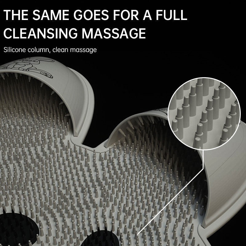 Tapis de bain en silicone antidérapant avec fonctionnalités de massage