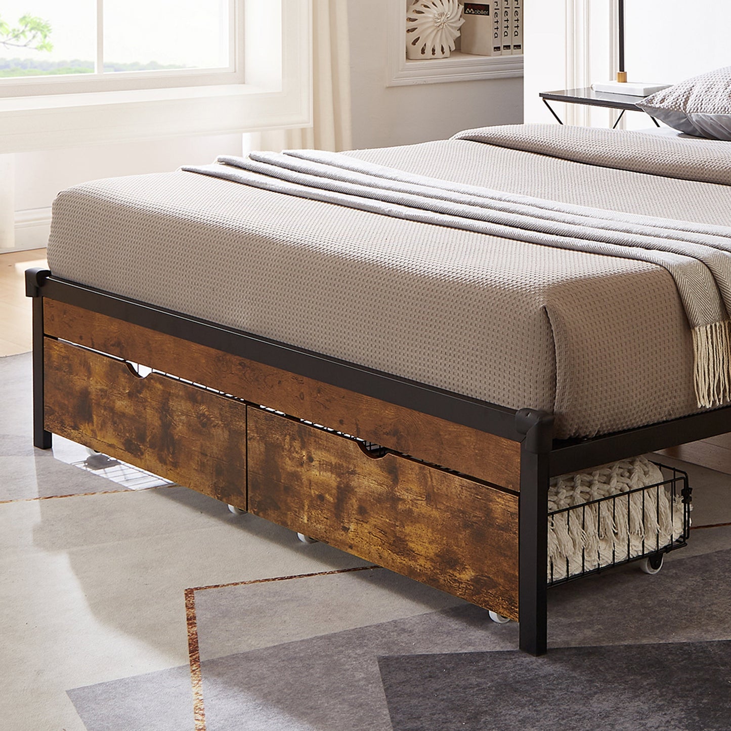QUEEN BED DRAWERS - Korvel