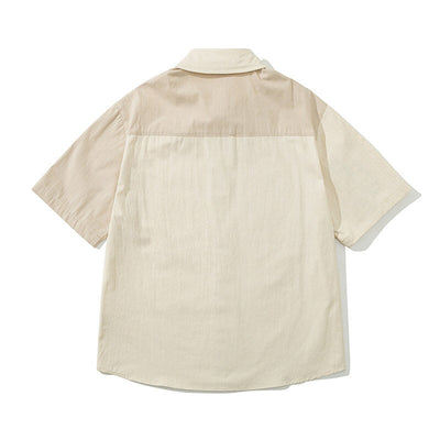 Color blocking short sleeves - Korvel