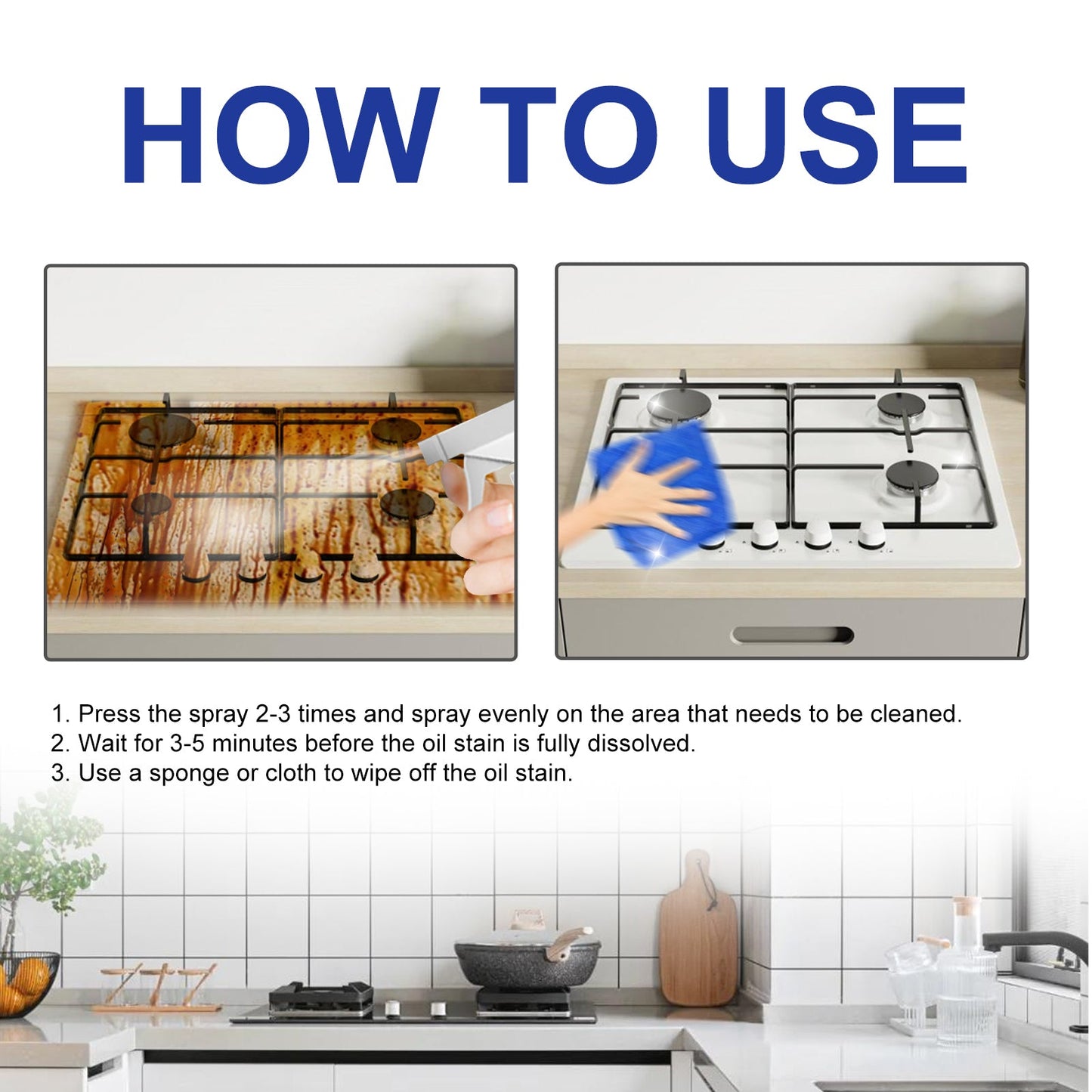 Premium Multi-Purpose Cleaner for Kitchen and Bathroom