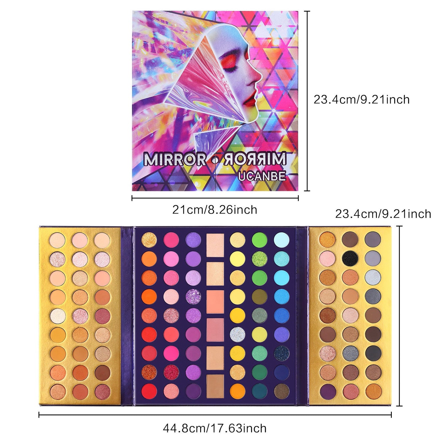 UCANBE 114 Color Magic Eye Shadow Palette