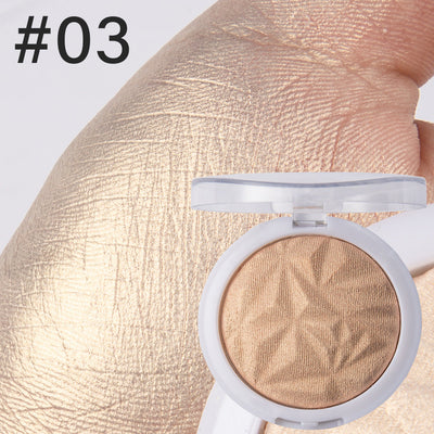 Makeup Monochromatic Diamond Polarized Highlight Powder Long-lasting Brightening, Fixing and Repairing Highlight Powder - Korvel