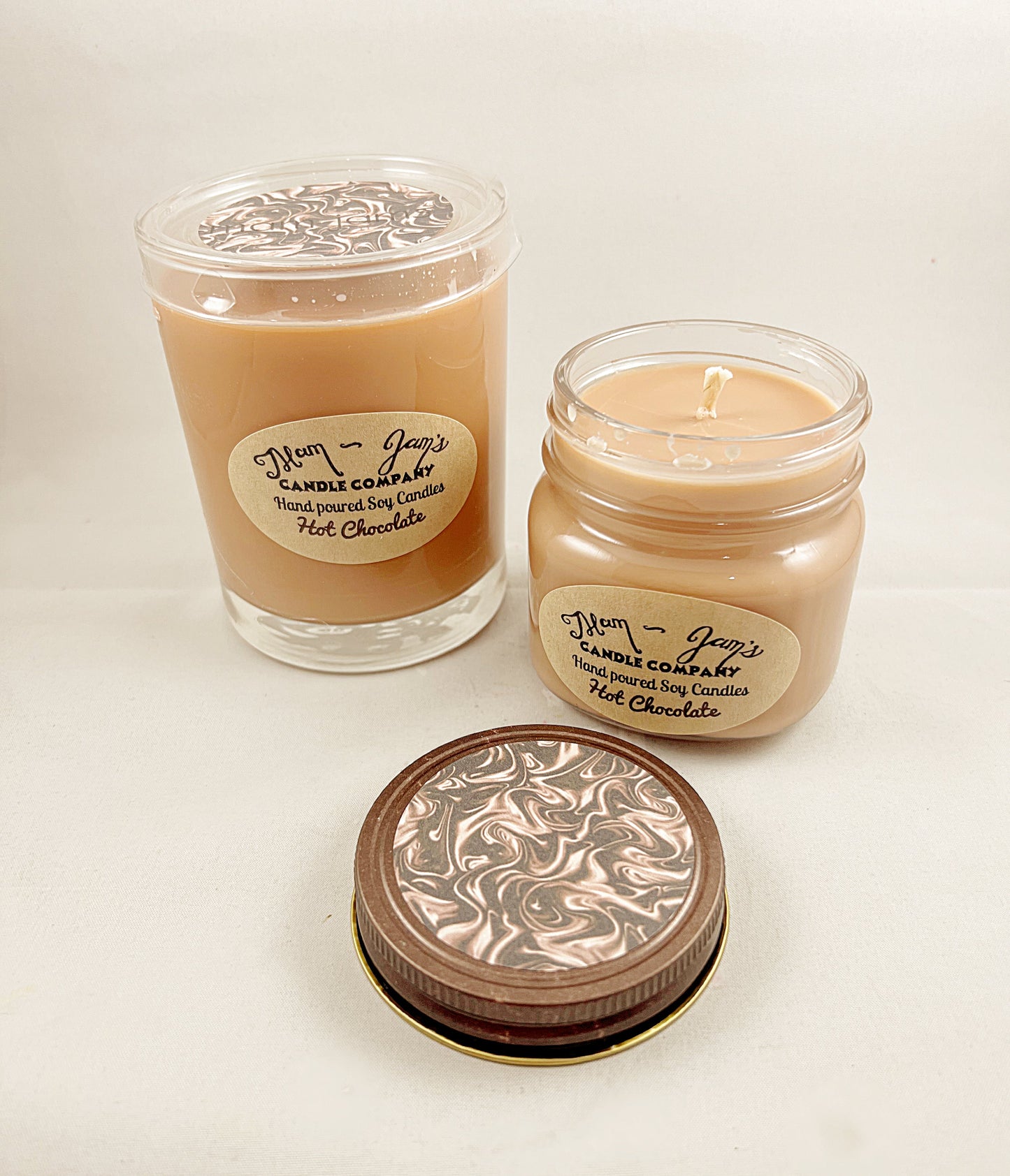 Indulgent Hot Chocolate Soy Candle – Cozy & Decadent Aroma | Mam Jam’s - Korvel