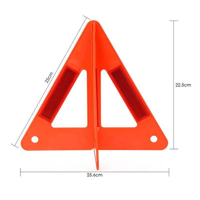 Foldable Car Warning Triangle - Emergency Reflective Sign