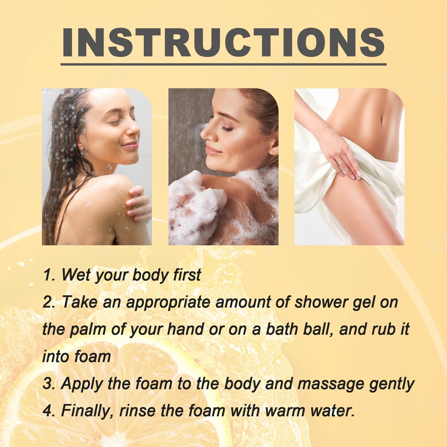 Gel Douche Acidifié pour Hydratation et Parfum Durable