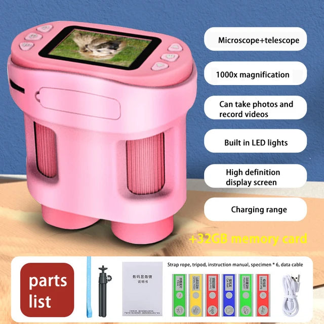 Portable Microscope for Kids - Explore the Micro World