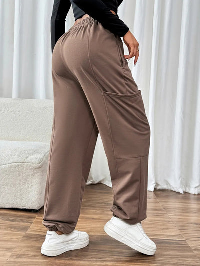 Tied Joggers with Pockets - Korvel