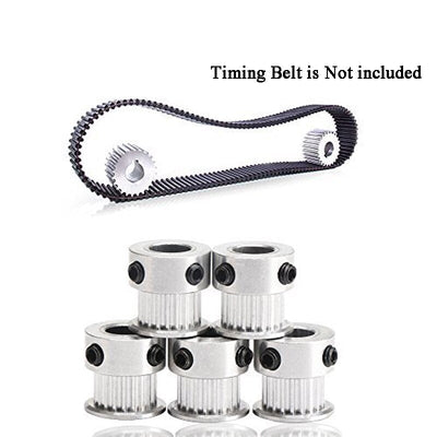 GT2 Timing Pulley - 30, 36, 40, 60 Tooth Options for 3D Printers