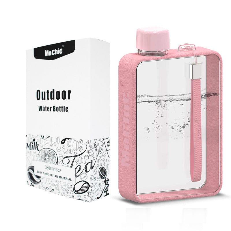 MoChic Sports Flat A5 Water Cup Portable High-Value Paper Water Bottle Ins Style Korean Version Of The Plastic Water Bottle - Korvel