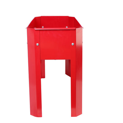 Metal Elevated Garden Bed - Red Planter Box Set of 2
