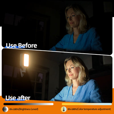 Camera pocket light atmosphere mini RGB mobile phone fill light live VLOG video conference photography light - Korvel