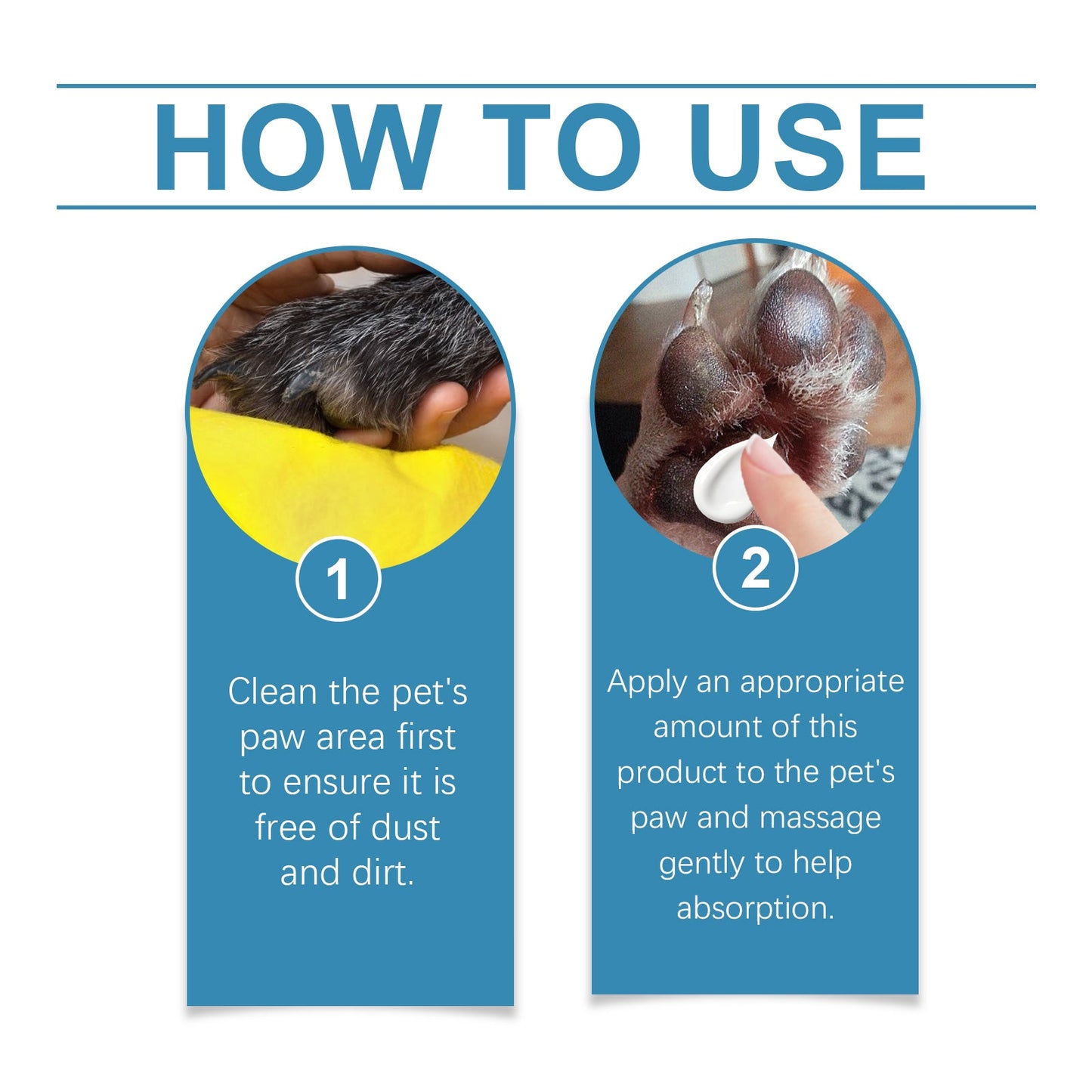 Pet Paw Care Cream For Dogs And Cats Deep Moisturizing Foot Care Cream For Soles And Pads - Korvel