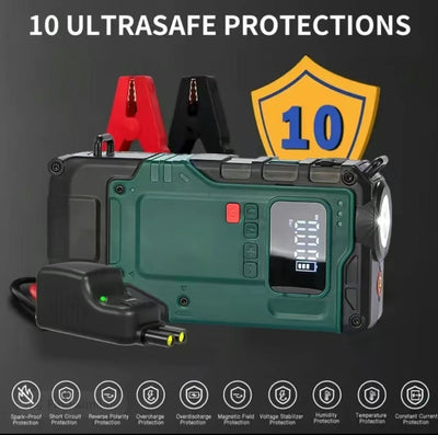CarVolt Air 4000: All-in-One Jump Starter & Air Compressor