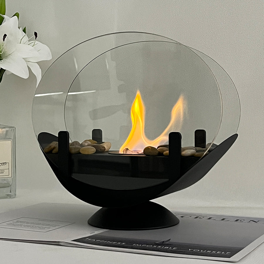 Elegant Indoor Alcohol Fireplace Lamp for Cozy Atmosphere