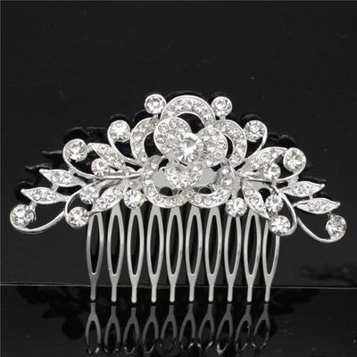 Wedding Dress Accessories Bridal Accessories Wedding Bridal Accessories Alloy Rhinestone Hair Combs Bridal Tiara - Korvel