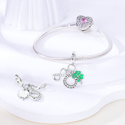 Handmade Copper Plated Clover DIY Jewelry Accessory