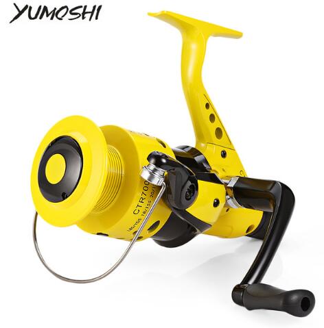YUMOSHI 12BB 5.5:1 Carrete de Pesca Giratorio Ligero