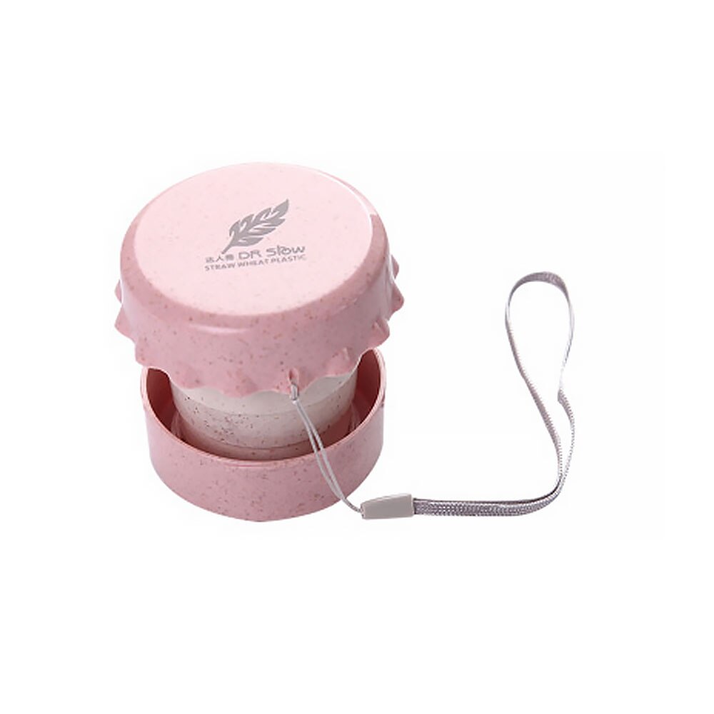 Portable Straw Wheat Plastic Telescopic Drinking Collapsible Folding Cup Travel Camping Convenient Easy To Carry Travel Bottle - Korvel