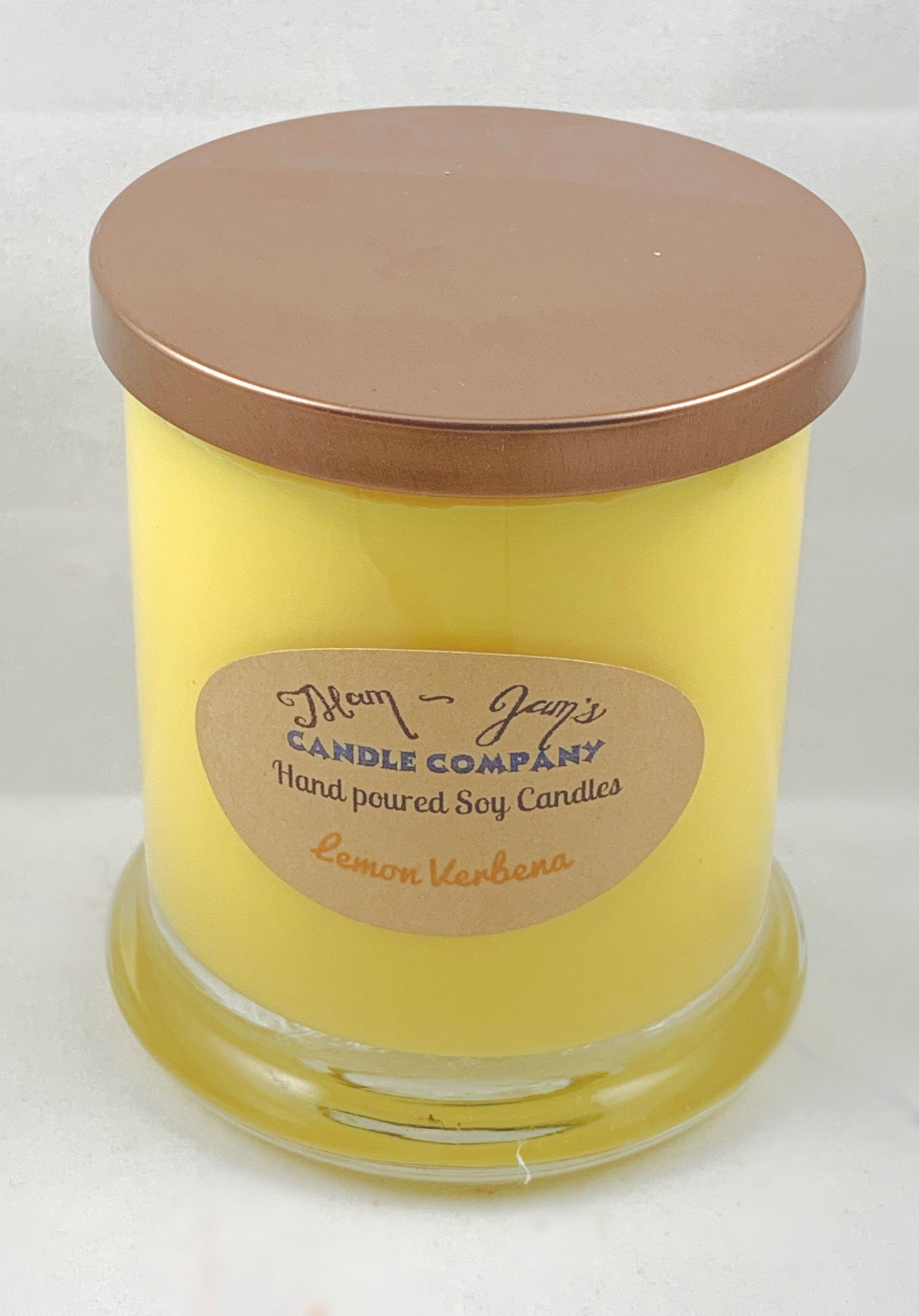 Lemon Verbena Soy Candle – Fresh & Citrusy Scent | Mam Jam’s - Korvel