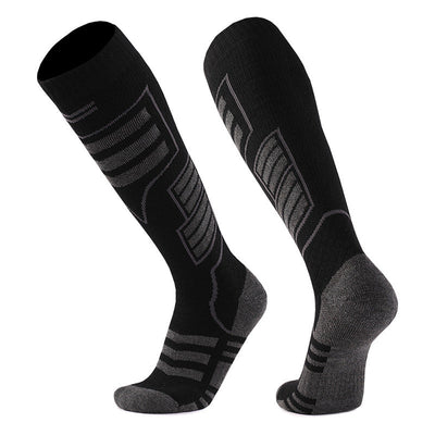 Premium Merino Wool Ski Socks - Long Tube Athletic Socks