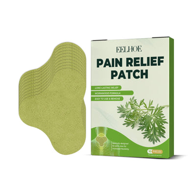 Wormwood Pain Relief Patch, Relieve Lumbar Neck Shoulder Vertebra Knee Joint Muscle Pain Discomfort Body Care Paste - Korvel
