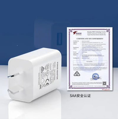 GAT Australian Mini USB Travel Wall Charger - SAA Certified