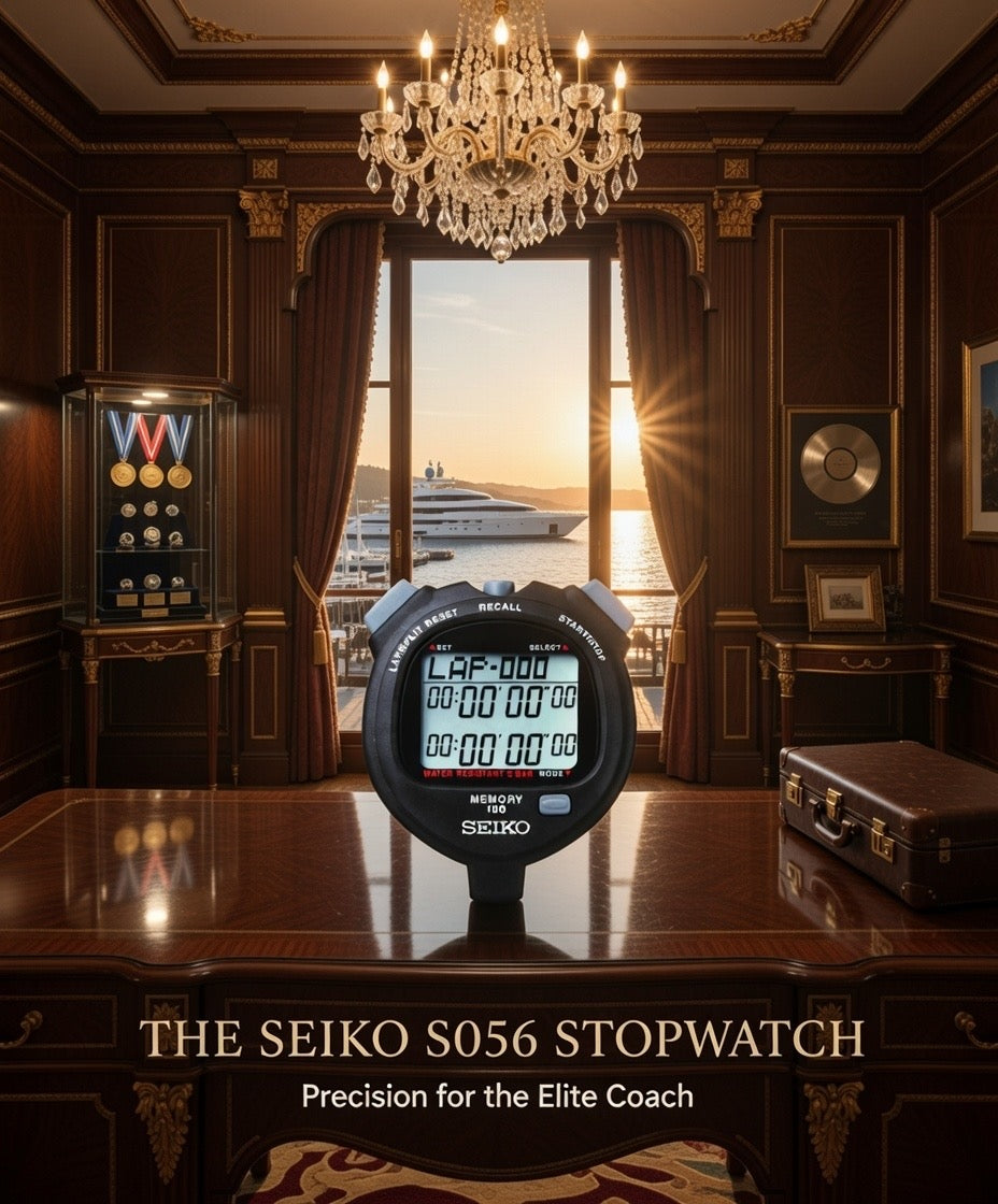 SEIKO S056 Premium Stopwatch with 100 Lap Memory