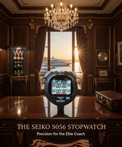 SEIKO S056 Premium Stopwatch with 100 Lap Memory