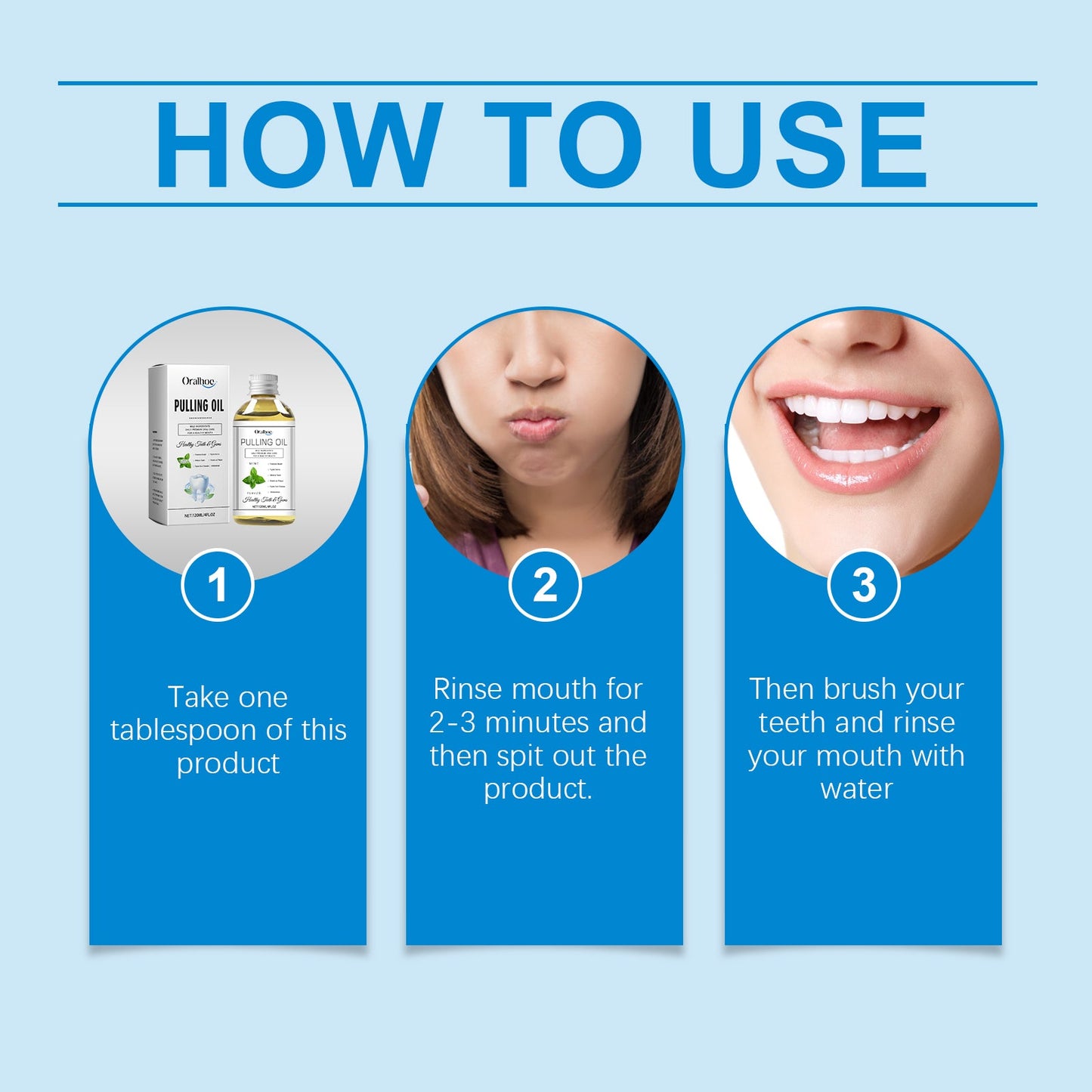 Mouth Coconut Mouthwash Fresh Breath Clean Odor Stains Stains And Beautiful Teeth Mouthwash - Korvel