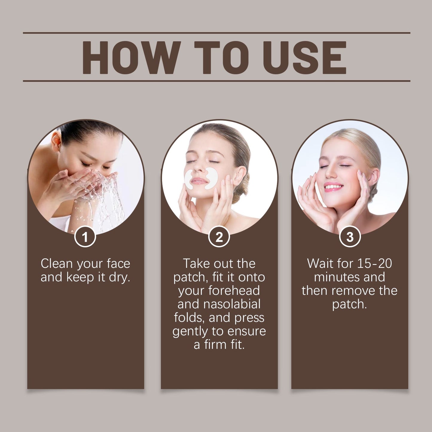 Forehead Smile Patch For Reducing Facial Wrinkles And Firming Skin Care Patch - Korvel