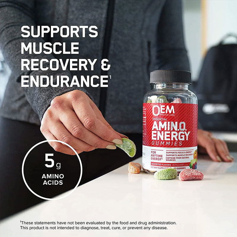 Energy gummies amino acids exercise and fitness gummies - Korvel