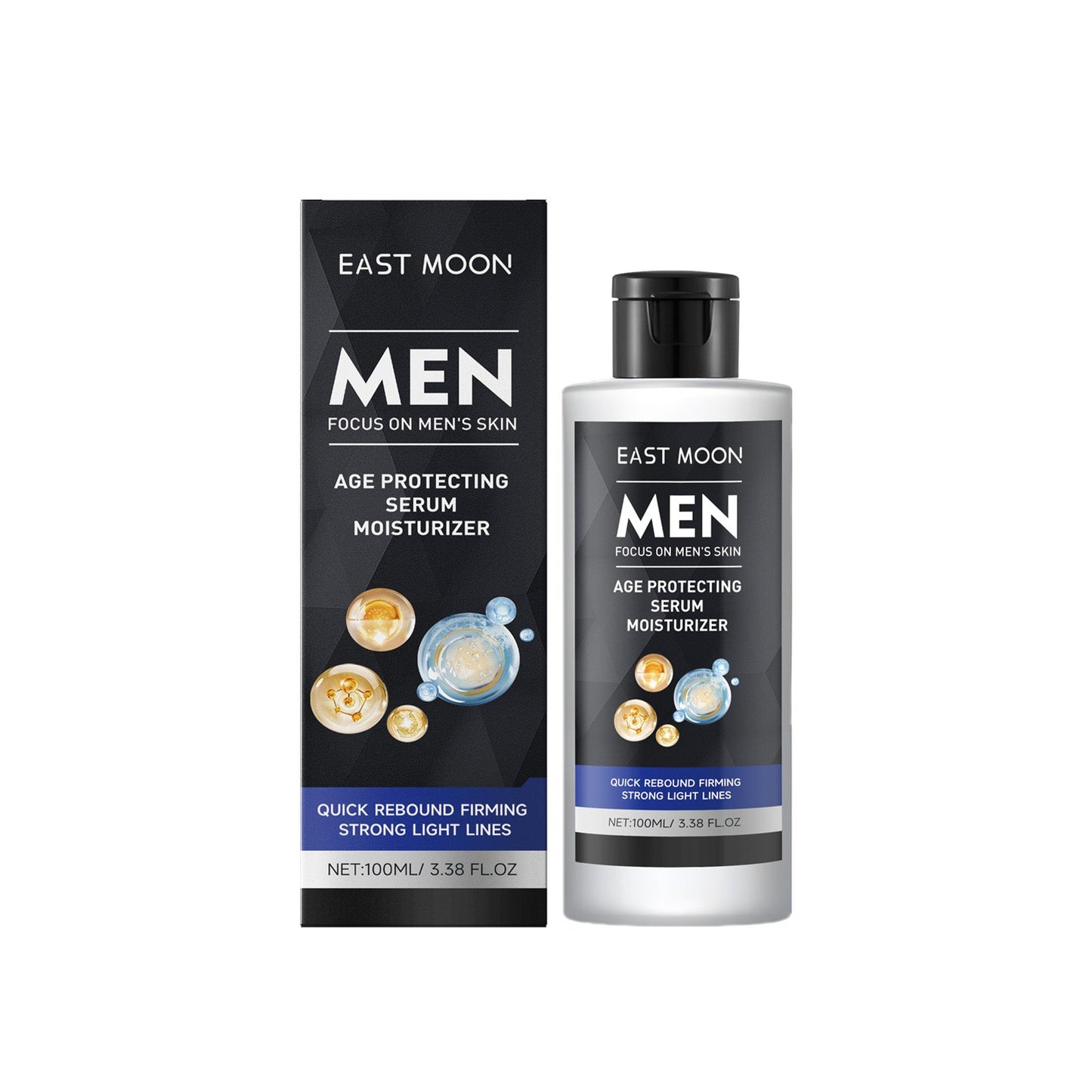 Sérum raffermissant pour le visage des hommes pour l'hydratation et la fermeté de la peau