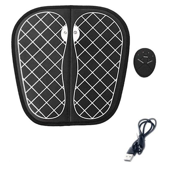 Electric EMS Foot Massager Foot Muscle Stimulator Massager Wireless Low Frequency Feet Physiotherapy ABS Stimulator Massage Mat - Korvel