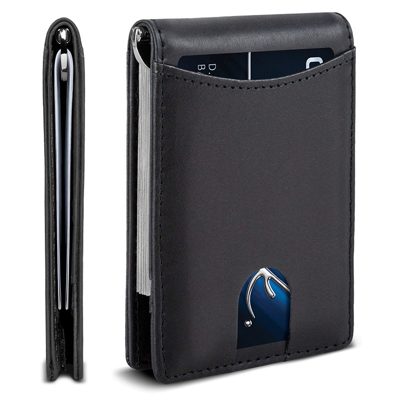 Portefeuille pour hommes en motif carbone premium