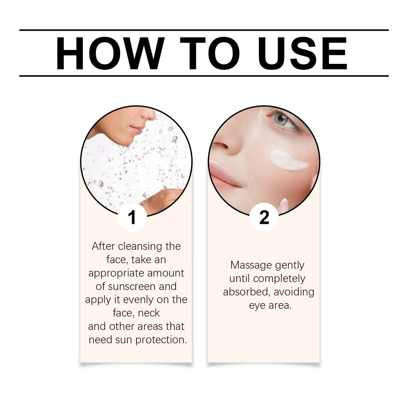 Ouhoe Rice Protective Cream Outdoor Uv Isolation Waterproof Moisturizing Skin Refreshing Non-Sticky Protective Cream - Korvel